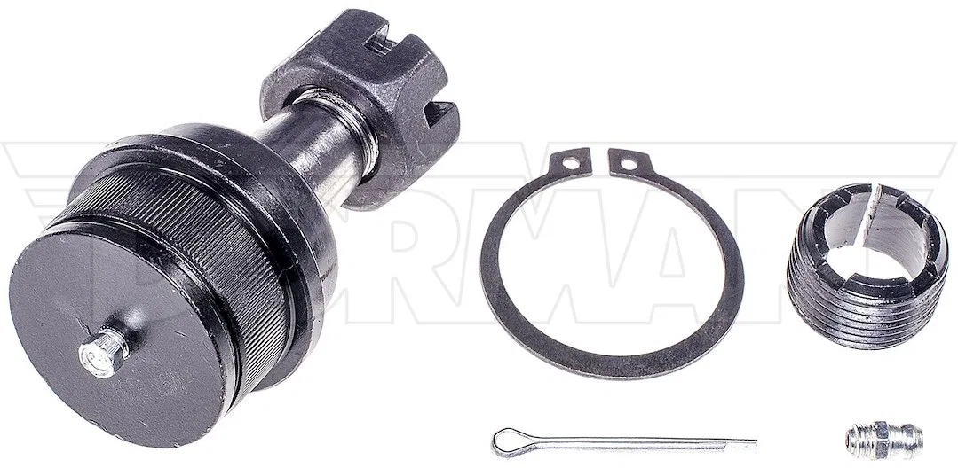 B8194 – DORMAN Ball Joint, OE Replacement Non-Adjustable With Castle Nut/ Retaining Ring/ Zerk Fitting/ Cotter Pin/ S...